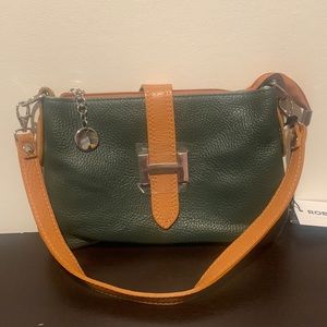 Roberta Rossi Genuine Leather Made in Italy Single Strap/Crossbody Bag.